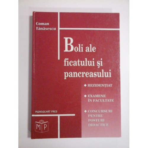 BOLI ALE FICATULUI SI PANCREASULUI - COMAN TANASESCU BOLI ALE FICATULUI SI PANCREASULUI - COMAN TANASESCU